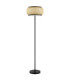 Bambora LED Integrated Floor Lamp Matt Black Bamboo LED 3000//4000/6000K-7