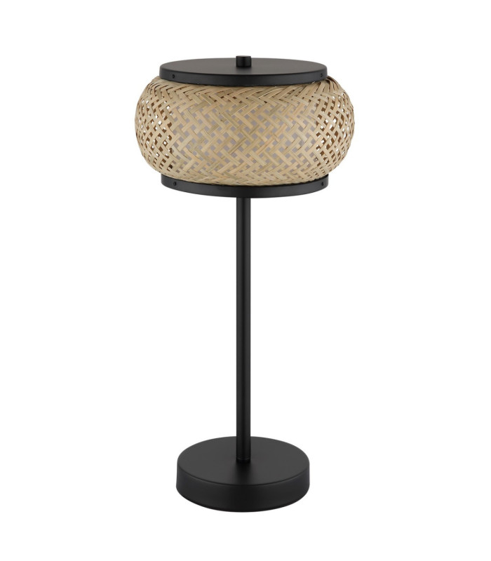 Bambora Table Lamp Matt Black Bamboo LED 3000//4000/6000K-3