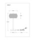Bambora Table Lamp Matt Black Bamboo LED 3000//4000/6000K-9