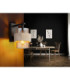 Daren Wall Lamp Matt Black Amber Glass Shade E27-2