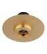 Shanna Pendant Ceiling Light Matt Black Brass E27 LED-5
