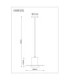 Shanna Pendant Ceiling Light Matt Black Brass E27 LED-7