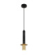 Shanna Slim Pendant Ceiling Light Matt Black Brass GU10 LED-1