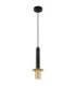Shanna Slim Pendant Ceiling Light Matt Black Brass GU10 LED-3