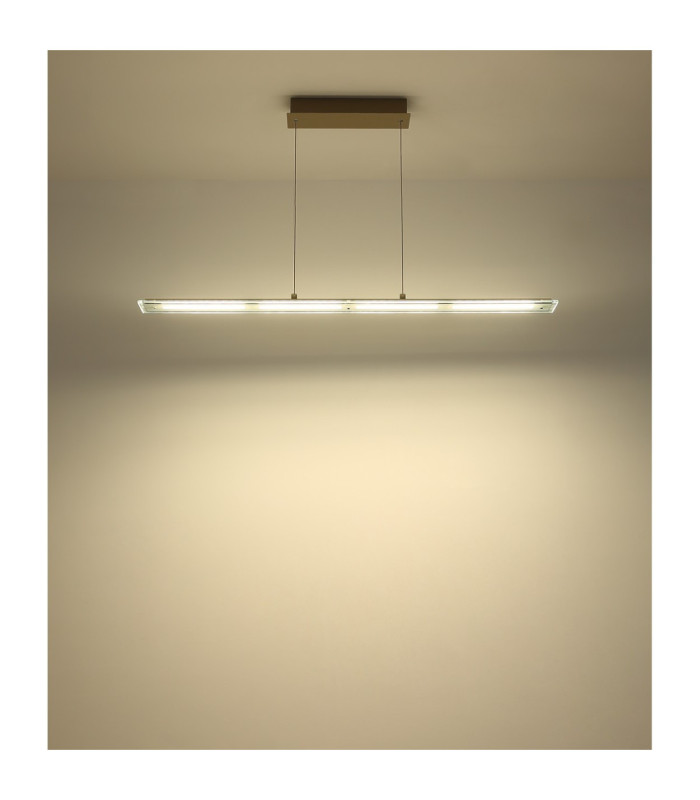 Novak Bar Pendant Ceiling Light Matt Sand LED 3000/4000/6500K-10