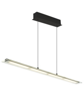 Novak Bar Pendant Ceiling Light Matt Black LED 3000/4000/6500K-1