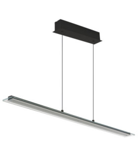 Novak Bar Pendant Ceiling Light Matt Black LED 3000/4000/6500K-2
