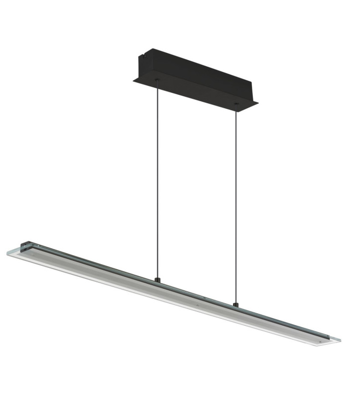 Novak Bar Pendant Ceiling Light Matt Black LED 3000/4000/6500K-2