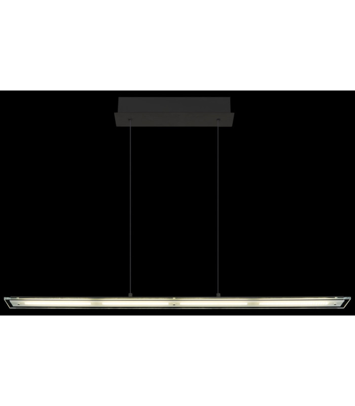 Novak Bar Pendant Ceiling Light Matt Black LED 3000/4000/6500K-5
