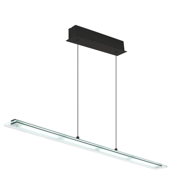 Novak Bar Pendant Ceiling Light Matt Black LED 3000/4000/6500K-7
