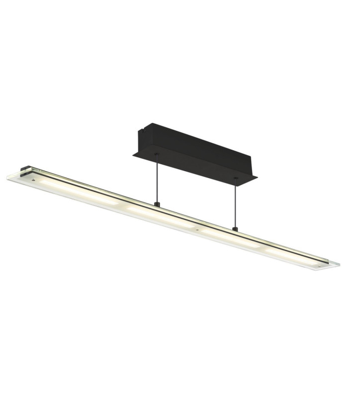 Novak Bar Pendant Ceiling Light Matt Black LED 3000/4000/6500K-8