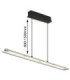 Novak Bar Pendant Ceiling Light Matt Black LED 3000/4000/6500K-10