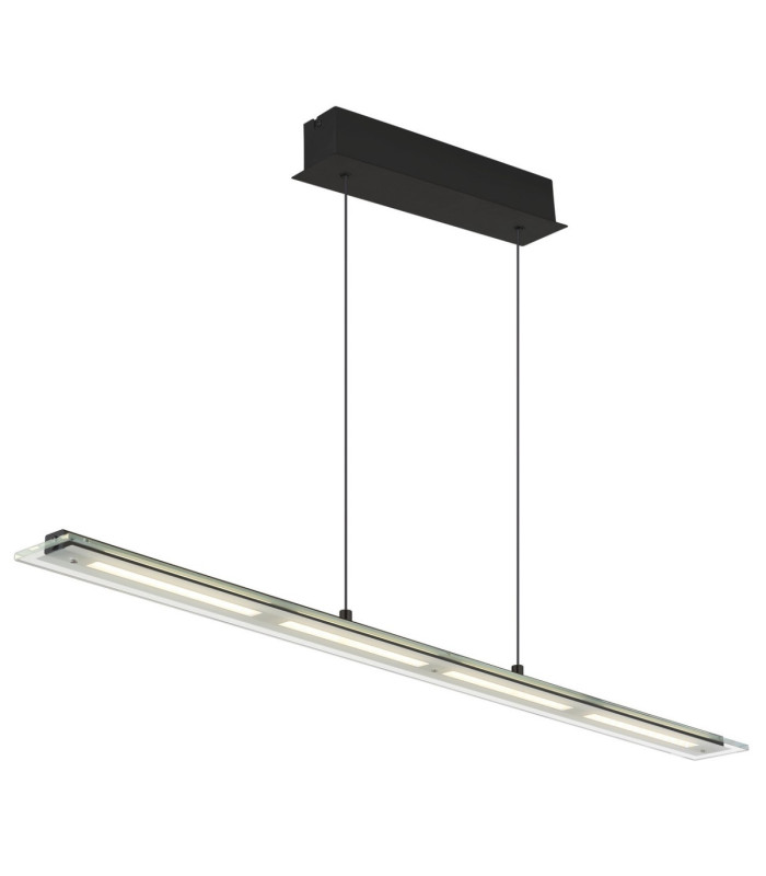 Novak Bar Pendant Ceiling Light Matt Black LED 3000/4000/6500K-11