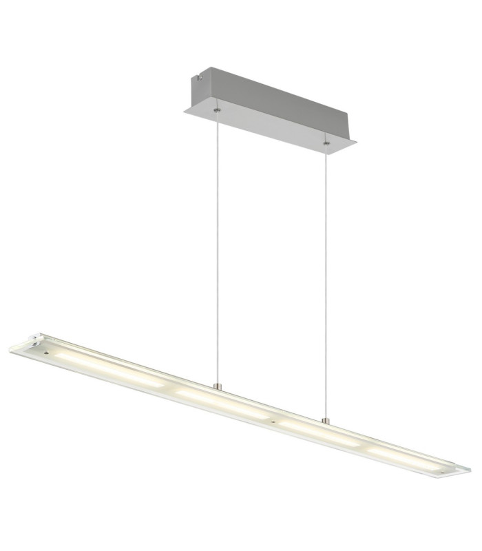 Novak Bar Pendant Ceiling Light Matt Nickel LED 3000/4000/6500K-1