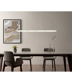 Novak Bar Pendant Ceiling Light Matt Nickel LED 3000/4000/6500K-2