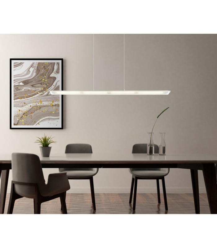 Novak Bar Pendant Ceiling Light Matt Nickel LED 3000/4000/6500K-2