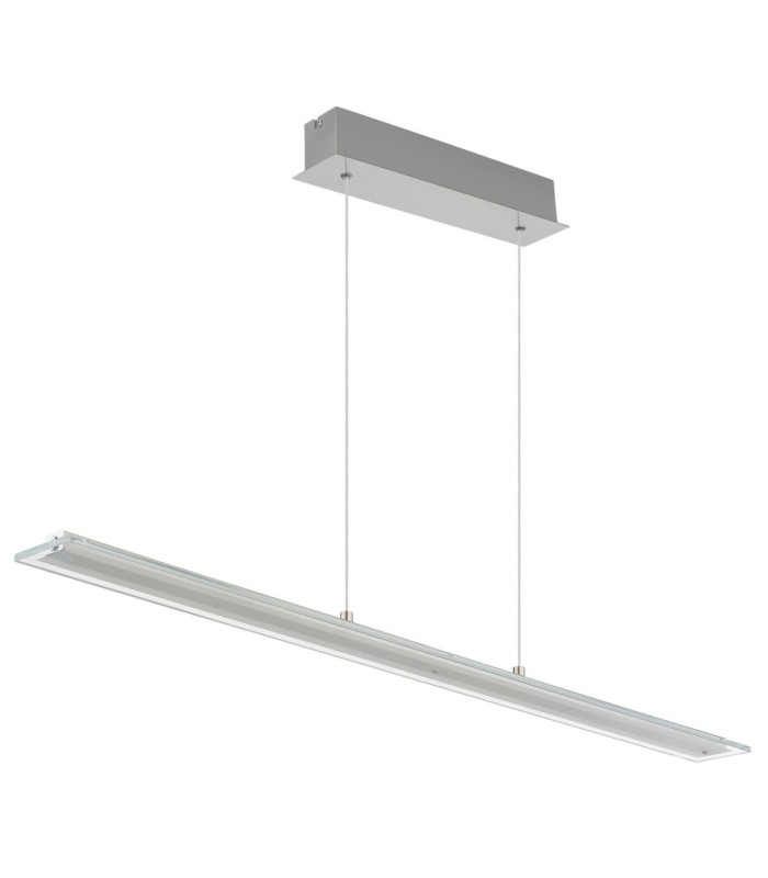 Novak Bar Pendant Ceiling Light Matt Nickel LED 3000/4000/6500K-3