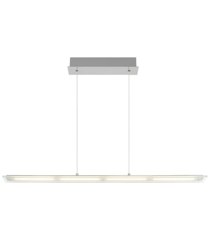 Novak Bar Pendant Ceiling Light Matt Nickel LED 3000/4000/6500K-4