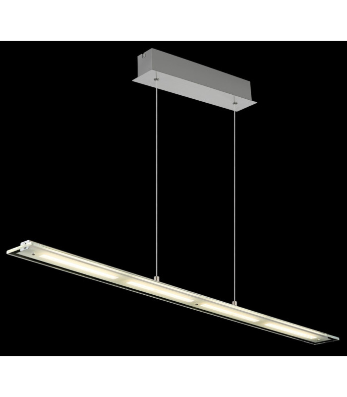 Novak Bar Pendant Ceiling Light Matt Nickel LED 3000/4000/6500K-5