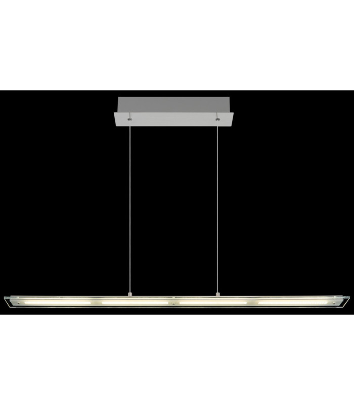 Novak Bar Pendant Ceiling Light Matt Nickel LED 3000/4000/6500K-6