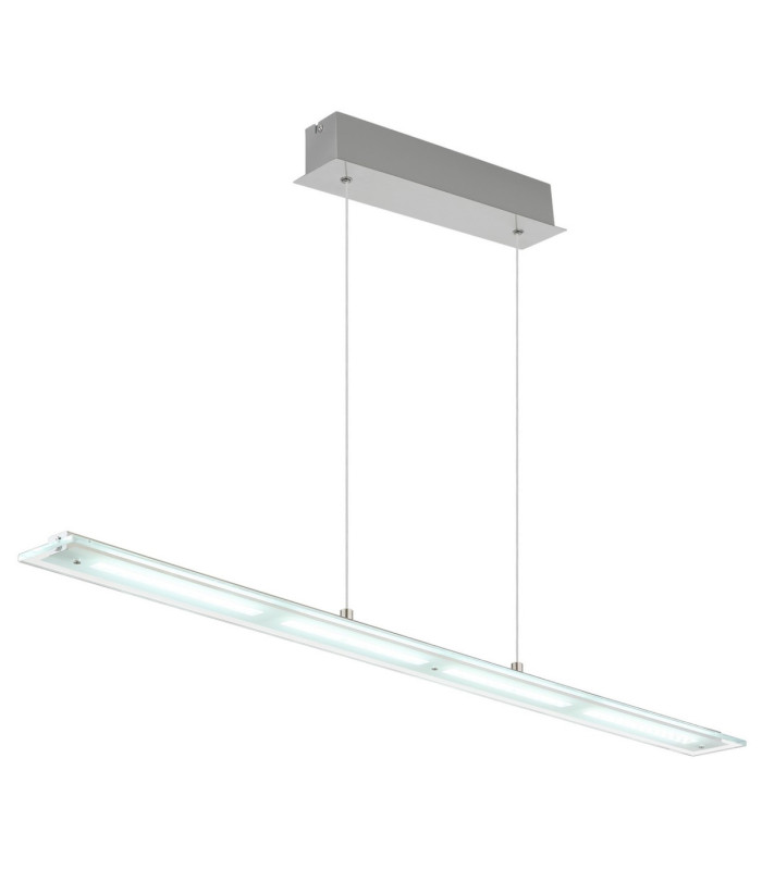 Novak Bar Pendant Ceiling Light Matt Nickel LED 3000/4000/6500K-8