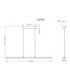 Novak Bar Pendant Ceiling Light Matt Nickel LED 3000/4000/6500K-11