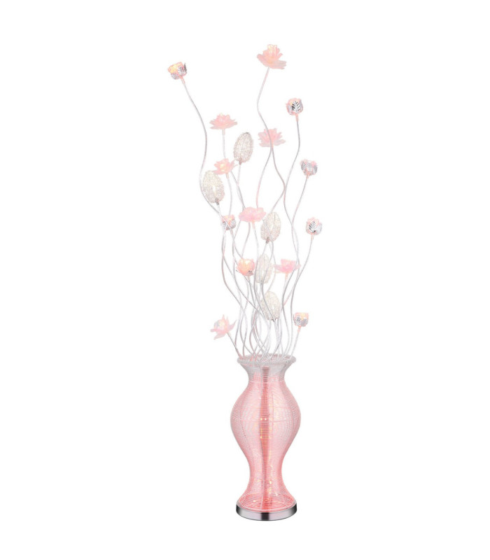 Florielle Floor Lamp Aluminium Silver RGBW LED 4000K-5
