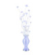 Florielle Floor Lamp Aluminium Silver RGBW LED 4000K-6