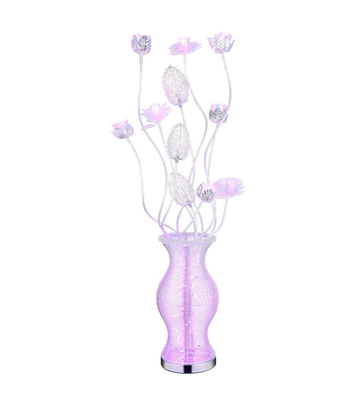 Florielle Table Lamp Aluminium Silver RGBW LED 4000K-1