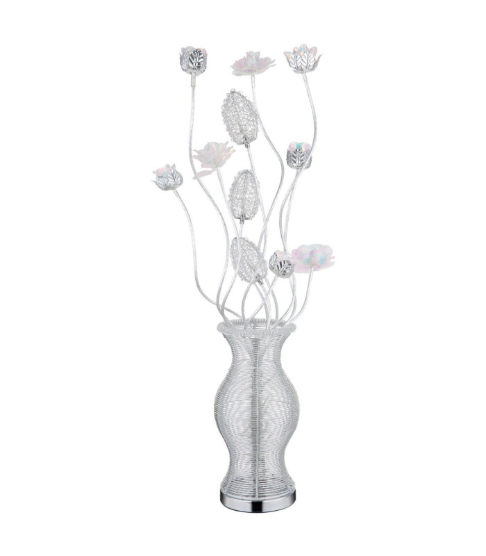 Florielle Table Lamp Aluminium Silver RGBW LED 4000K-3