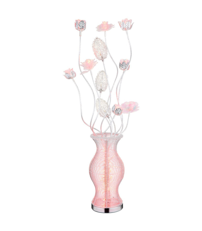 Florielle Table Lamp Aluminium Silver RGBW LED 4000K-6