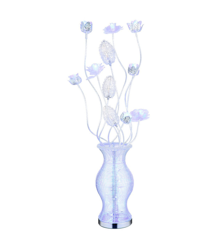 Florielle Table Lamp Aluminium Silver RGBW LED 4000K-7