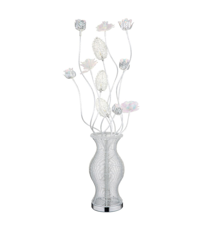 Florielle Table Lamp Aluminium Silver RGBW LED 4000K-12
