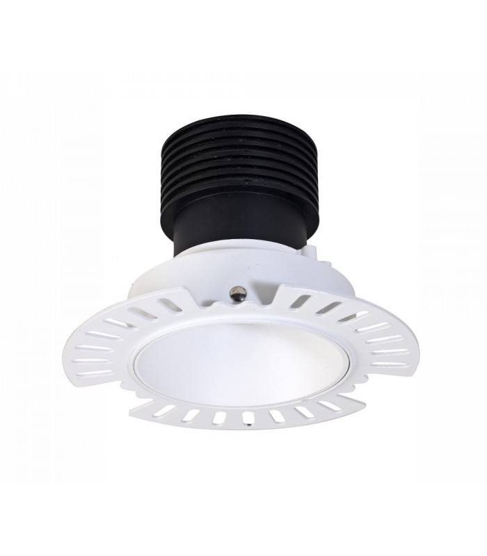 LED Recessed Downlight, White Trimless, 25 deg. Beam Angle, 840lm, 5000K, IP20, DRIVER NOT INC. - 7