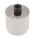 Thea Bar Pendant Ceiling Light Matt Gunmetal Linen Cream Shade LED 3000K-6