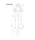 Thea Cluster Pendant Ceiling Light Matt Gunmetal Linen Cream Shade LED 3000K-6