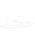Honeycomb Pendant Ceiling Light White LED 4000K-1