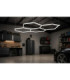 Honeycomb Pendant Ceiling Light White LED 4000K-2