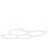 Honeycomb Pendant Ceiling Light White LED 4000K-3