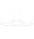 Honeycomb Pendant Ceiling Light White LED 4000K-4