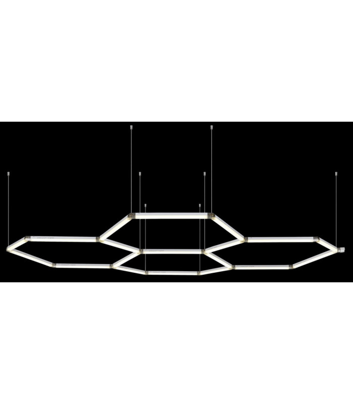 Honeycomb Pendant Ceiling Light White LED 4000K-7