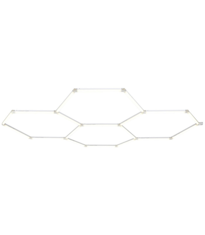 Honeycomb Pendant Ceiling Light White LED 4000K-8