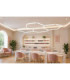 Honeycomb Pendant Ceiling Light White LED 4000K-11
