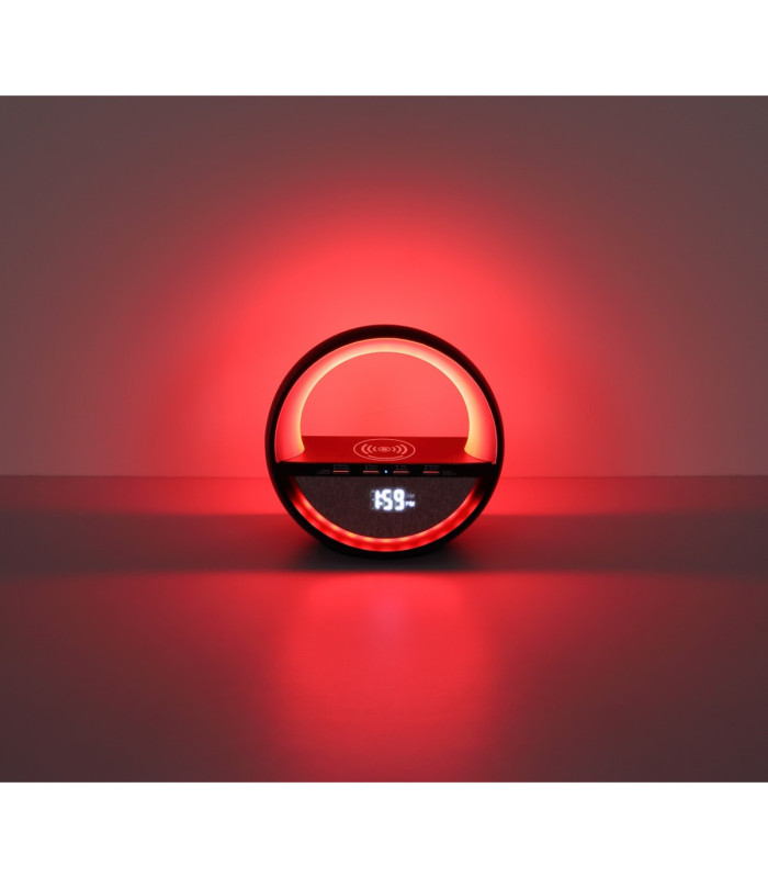 Soundra Bedside Table Lamp Matt Black RGB LED