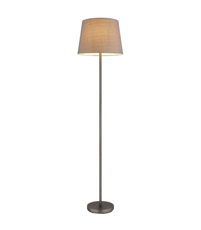 Joris Table Lamp with Round Tapered Shade Gunmetal E27-1