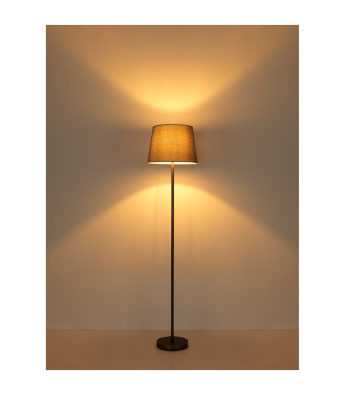 Joris Table Lamp with Round Tapered Shade Gunmetal E27-7