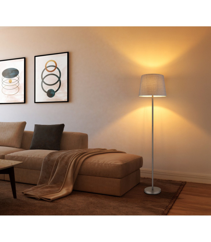 Joris Table Lamp with Round Tapered Shade Gunmetal E27-8