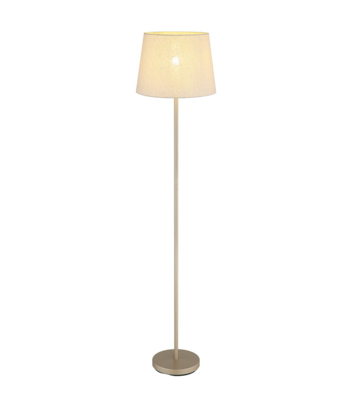 Joris Table Lamp with Round Tapered Shade Champagne E27-4
