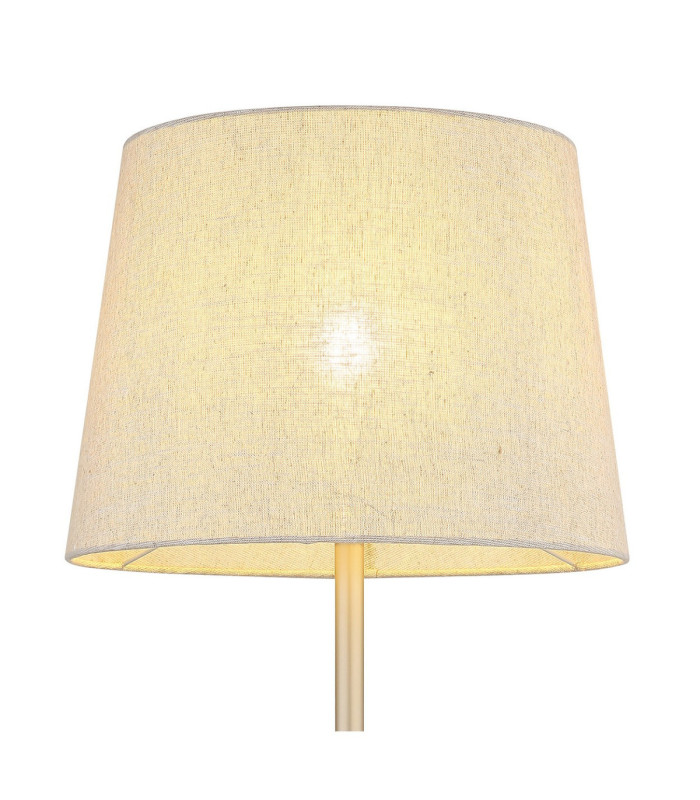 Joris Table Lamp with Round Tapered Shade Champagne E27-5