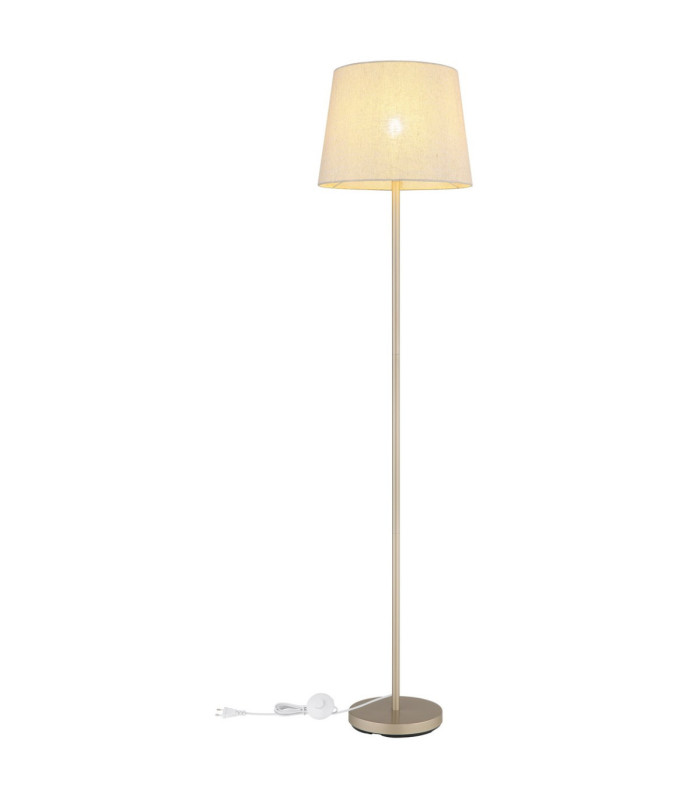 Joris Table Lamp with Round Tapered Shade Champagne E27-6